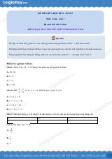 Đề thi giữa kì 2 Toán 7 Kết nối tri thức - Đề số 9